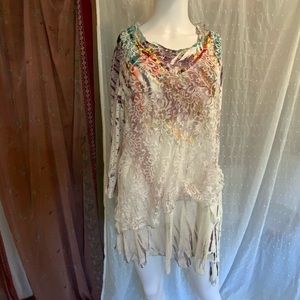 Plus Size swim cover pullover Kamana